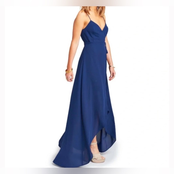 Show Me Your MuMu Dresses & Skirts - Show‎ Me Your Mumu Mariah Wrap Dress in Rich Navy
